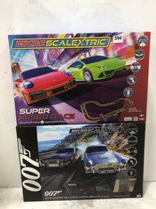 MICRO SCALEXTRIC SUPER SPEED RACE TO INCLUDE MICRO SCALEXTRIC 007 JAMES BOND RACE SET