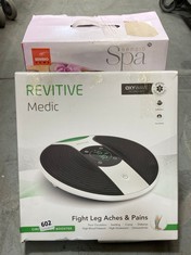 SENSIO HOME FOOT SPA TO INCLUDE REVITIVE MEDIC CIRCULATION BOOSTER