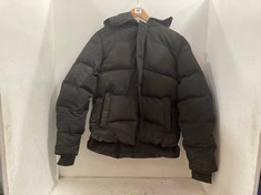 CANADA GOOSE HOODED PUFFER JACKET IN BLACK SIZE L - RRP £725