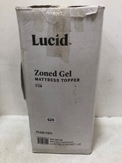 LUCID ZONED GEL MATTRESS TOPPER - 5CM