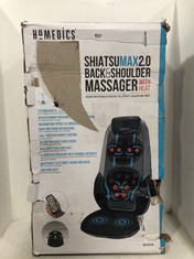 HOMEDICS SHIATSUMAX 2.0 BACK & SHOULDER MASSAGER WITH HEAT - RRP £300