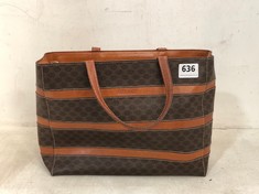 CELINE MACADAM HANDBAG IN BROWN - RRP £329