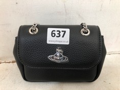 VIVIENNA WESTWOOD WOMENS PURSE CHAIN METAL BAG IN BLACK - RRP £146