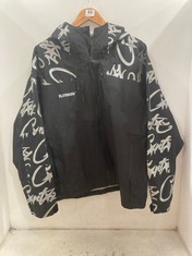 CORTEIZ ELITEWORK WINDBREAKER JACKET IN BLACK - SIZE M - RRP £200