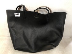 LAUREN RALPH LAUREN REVERSIBLE TOTE BAG IN BLACK / TAUPE - RRP £189