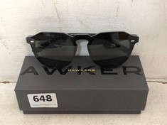 HAWKERS VWTR01 DARK WARWICK HYBRID SUNGLASSES IN BLACK - RRP £33