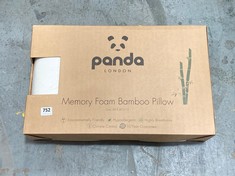 PANDA LONDON MEMORY FOAM BAMBOO PILLOW