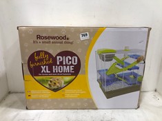 ROSEWOOD FULLY FURNISHED PICO XL HOME FOR SYRIAN AND MOST DWARF HAMSTERS