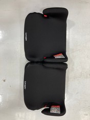 2 X BACKLESS BOOSTER SEAT IN BLACK