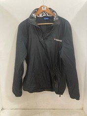 NAPAPIJRI WINDBREAKER JACKET IN BLACK SIZE S