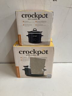 2 X CROCKPOT SLOW COOKER