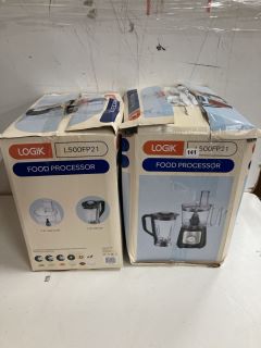 2 X LOGIK FOOD PROCESSOR