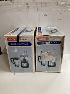 2 X LOGIK FOOD PROCESSOR