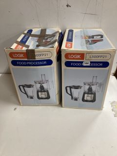 2 X LOGIK FOOD PROCESSOR