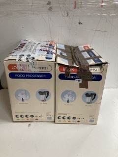 2 X LOGIK FOOD PROCESSOR