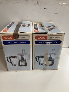 2 X LOGIK FOOD PROCESSOR