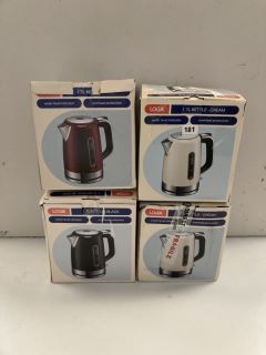 4 X LOGIK 1.7L KETTLE