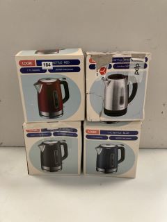 4 X LOGIK 1.7L KETTLE