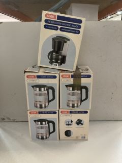 5 X ITEMS INC FILTER COFFEE MACHINE