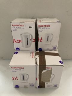 6 X ESSENTIALS 1.7L KETTLES