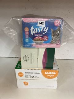 3 X PET FOOD ITEMS INC TASTY CHUNKS IN JELLY (BB:02/2026)