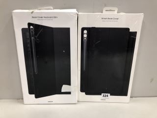 2 X SAMSUNG SMART BOOK COVERS FOR GALAXY TAB S9 ULTRA