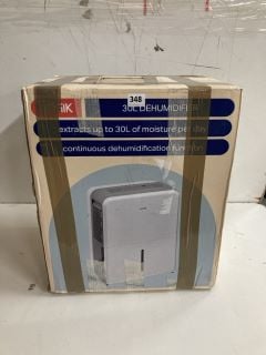 LOGIK 30L DEHUMIDIFIER MODEL NO:L30DH23