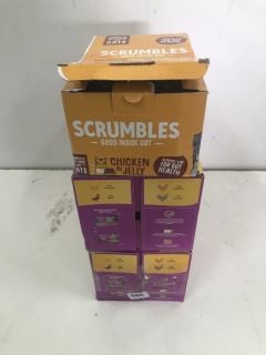 3 X ITEMS INC  SCRUMBLES CHICKEN 'N' JELLY ( EXP 21/07/26)