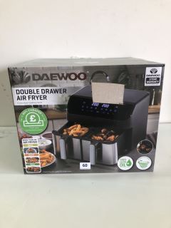 DAEWOO DOUBLE DRAWER AIR FRYER