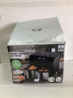 DAEWOO DOUBLE DRAWER AIR FRYER