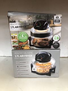 2 X DAEWOO HEALTHY HALOGEN 17L AIR FRYER