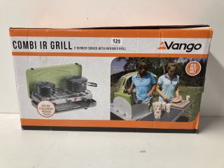 VANGO COMBI IR GRILL 2-BURNER WITH INFRARED GRILL