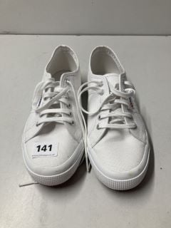 PAIR OF SUPERGA TRAINERS IN WHITE - SIZE 41