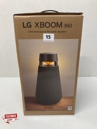 LG XBOOM 360 OMNIDIRECTIONAL PORTABLE SPEAKER