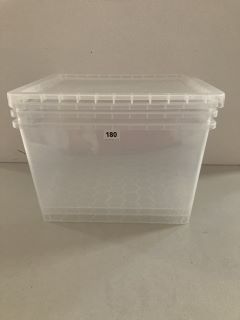 PACK OF 3 33.5L STORAGE BOXES