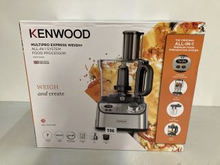 KENWOOD MULTIPRO EXPRESS WEIGH+ ALL IN 1 SYSTEM FOOD PROCESSOR