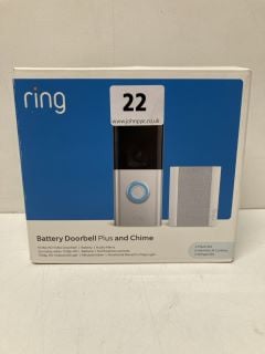 RING BATTERY DOORBELL PLUS & CHIME