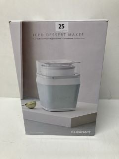 CUISINART ICED DESSERT MAKER