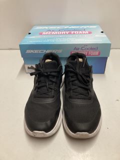 PAIR OF SKECHERS AIR COOLED MEMORY FOAM WOMENS TRAINERS - SIZE UK 6