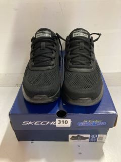 PAIR OF SKECHERS AIR COOLED MEMORY FOAM TRAINERS - SIZE UK 8