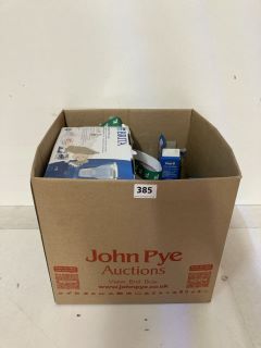 BOX OF ASSORTED ITEMS TO INCLUDE BRITA WATER FILTER JUG