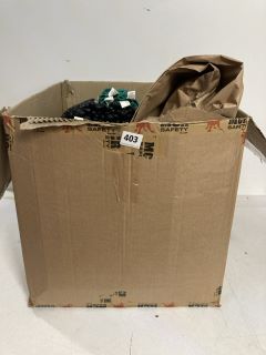 LARGE BOX OF TORNADO SAFETY WORK GLOVES