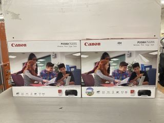 2 X CANON PIXMA TS3355 PRINTER