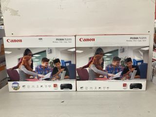 2 X CANON PIXMA TS3355 PRINTER