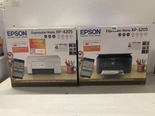 2 X ASSORTED EPSON EXPRESSION HOME COMPACT MULTIFUNCTION PRINTERS