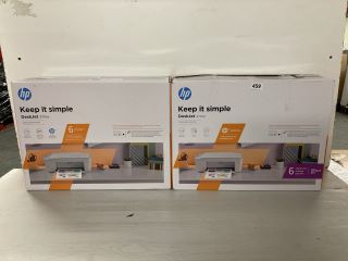 2 X HP DESKJET 2710E ALL IN ONE PRINTER