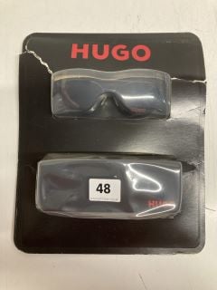 HUGO BOSS MENS DESIGNER SUNGLASSES WITH CASE