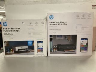 2 X ASSORTED HP PRINTERS TO INCLUDE SMART TANK 7005 WIRELESS ALL IN ONE PRINTER