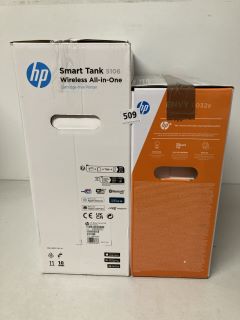 2 X ASSORTED HP PRINTERS TO INCLUDE HP SMART TANK 5106 WIRELESS ALL IN ONE PRINTER