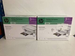 2 X HP DESKJET 2810E ALL IN ONE PRINTER